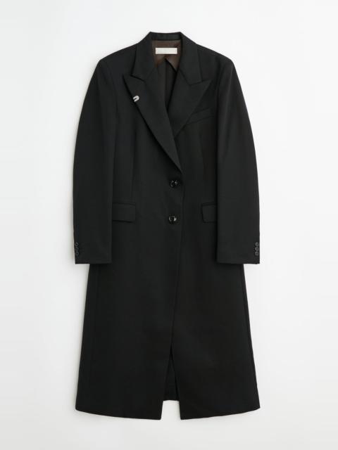 Our Legacy Manta Coat Coarse Black Gabardine