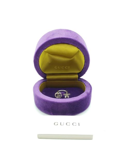 GUCCI Flora 18k Ring Diamonds White Gold Sz 5.25 - $4700