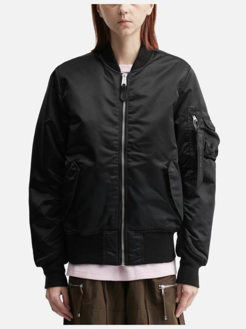 ALPHA INDUSTRIES MA-1 BASE FLIGHT BOMBER JACKET