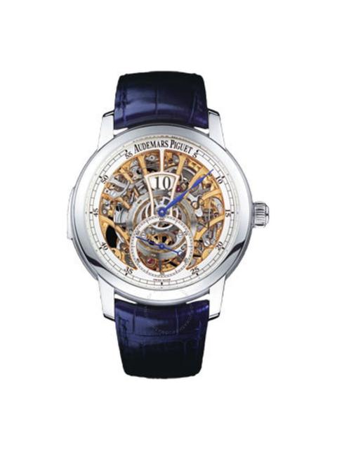 Audemars Piguet Audemars Piguet Jules Audemars Jumping Hour Skeleton Dial Men's Watch 26356PTOOD028CR01