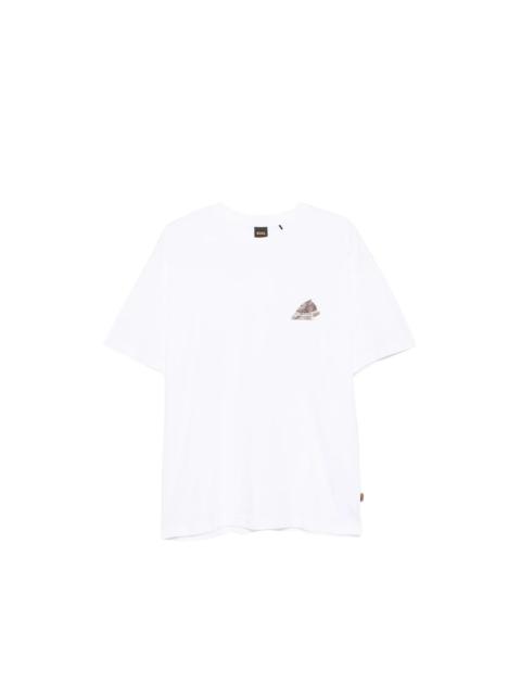 BOSS Boss White T-Shirts & Vests - T-Shirts Men