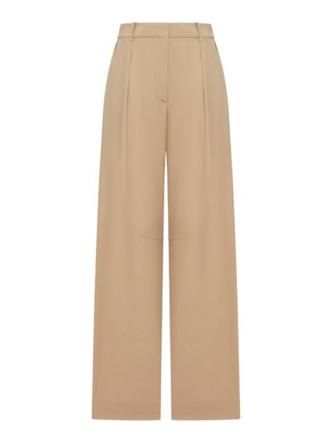 Loewe Loewe Women Tailored Barrel Wool Trousers