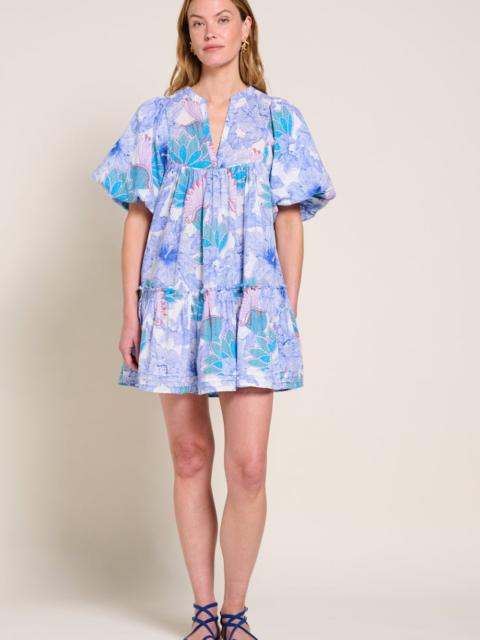Poupette St Barth Mini Dress Cruz - Blue Padang