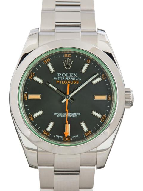 ROLEX Preowned Rolex Milgauss Ref 116400 Black