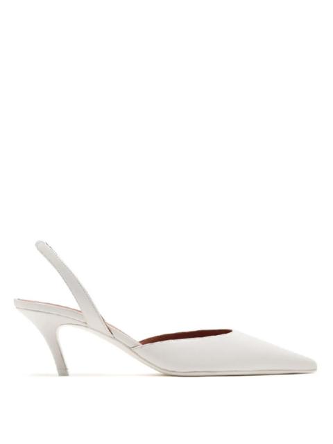 Amina Muaddi Amina Muaddi Sofia Sling Leather Pumps