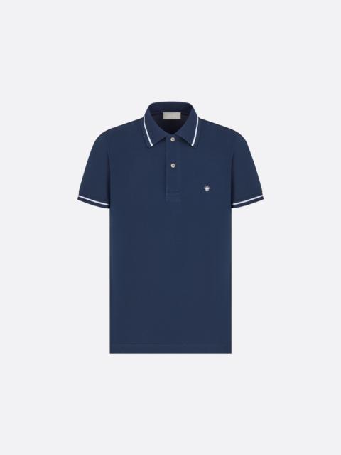 Dior Polo Shirt with Bee Embroidery