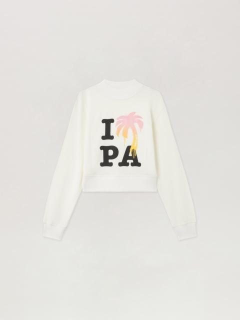 Palm Angels I Love PA Fitted Sweatshirt