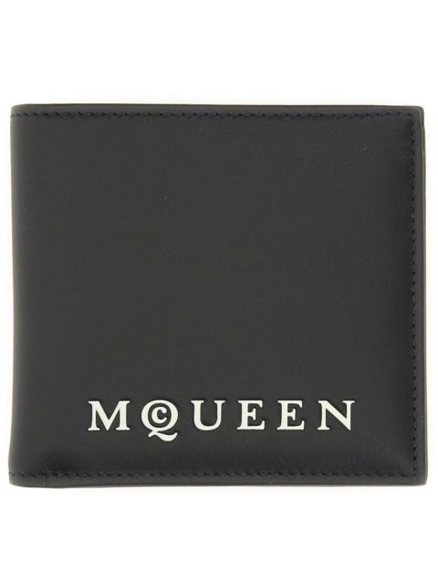 Alexander McQueen Alexander Mcqueen Men Bifold Wallet With Logo