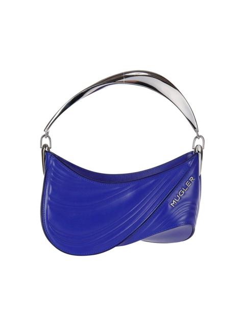 Other Designers Mugler Logo Plaque Zipped Shoulder Bag