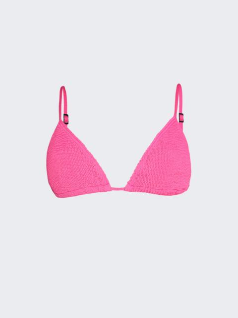 bond-eye Luana Triangle Bikini Top Raspberry