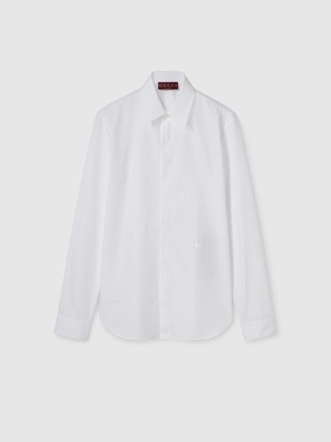 GUCCI Piece dyed poplin shirt