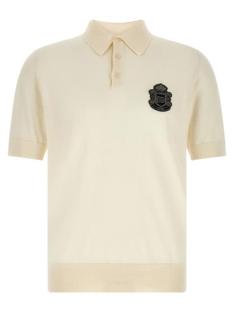 Dolce & Gabbana Dolce & Gabbana Men 'Dg' Patch Polo Shirt