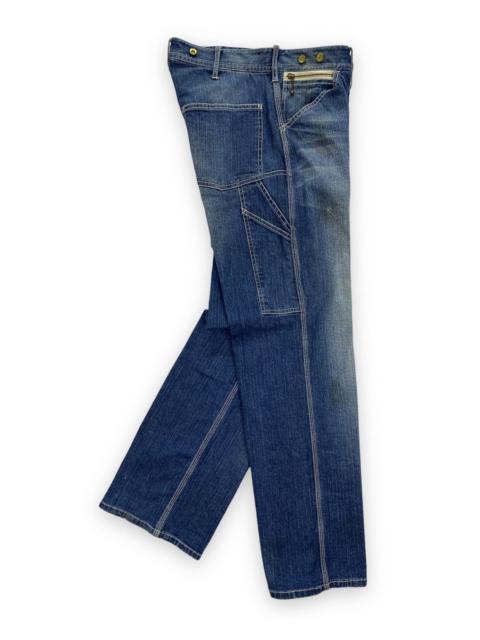 Other Designers Japanese Brand - Hare Dirty Distressed Work Jeans