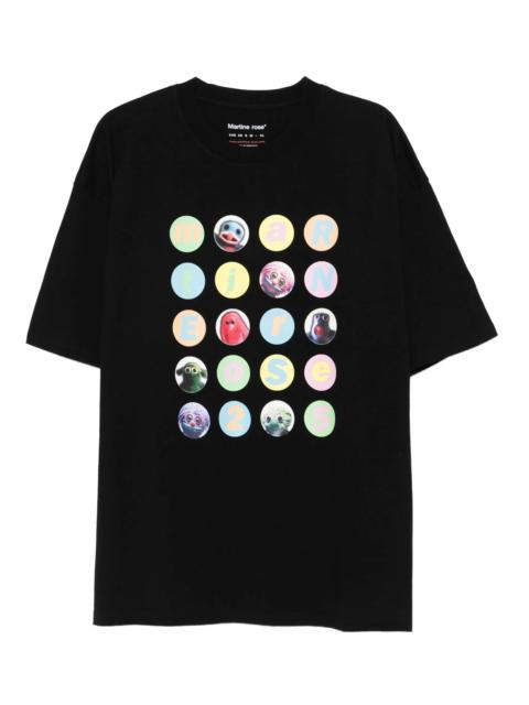 Martine Rose graphic-print cotton T-shirt