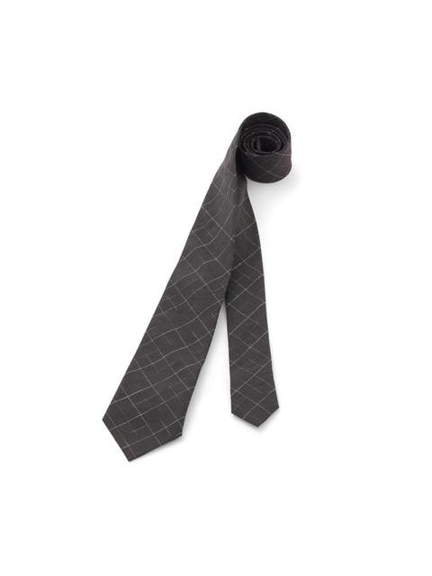 visvim NECKTIE SANTOME CHECK BLACK