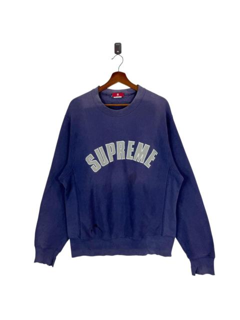 VINTAGE SUPREME LOGO PULLOVER CREWNECK