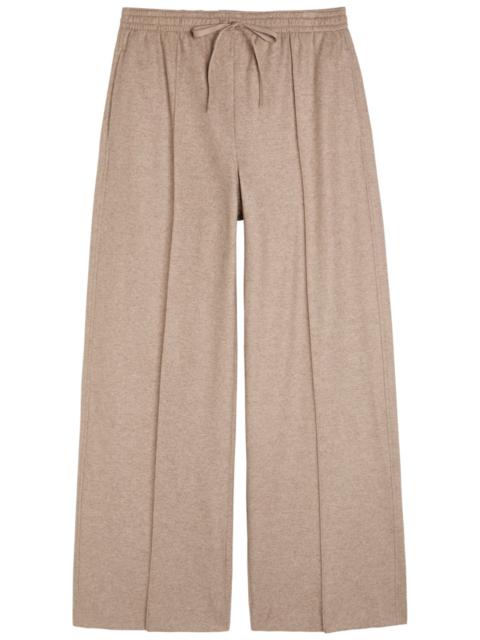 Vince Vince Drawstring Wide-leg Wool-blend Trousers