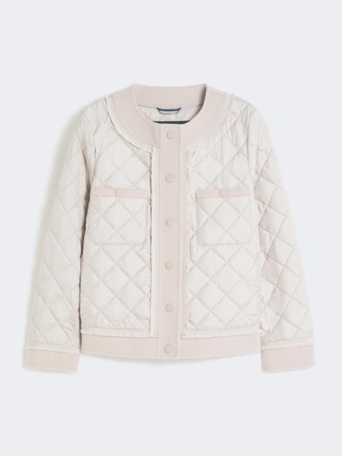 WEEKEND Max Mara Padded cropped jacket in water-repellent canvas - SAND
