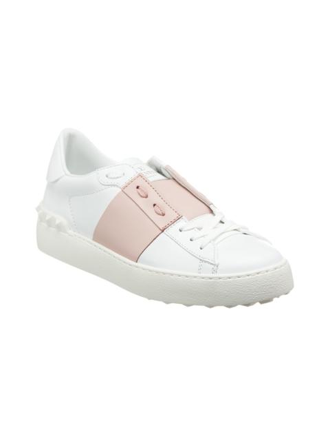 Valentino Valentino Rockstud Open Leather Sneaker