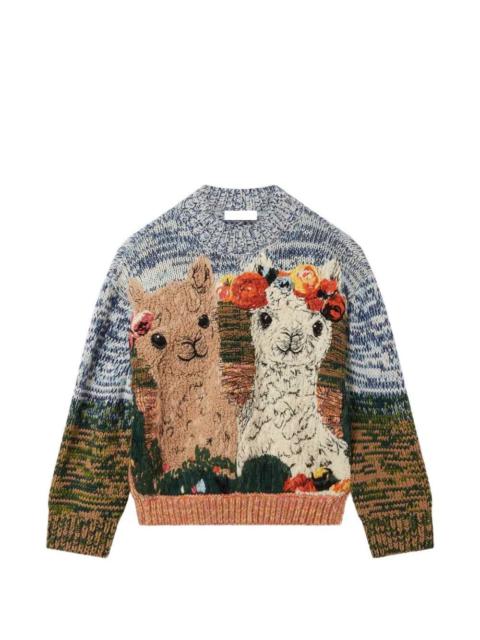 Stella McCartney Stella Mccartney Women Alpaca-Pattern Sweater
