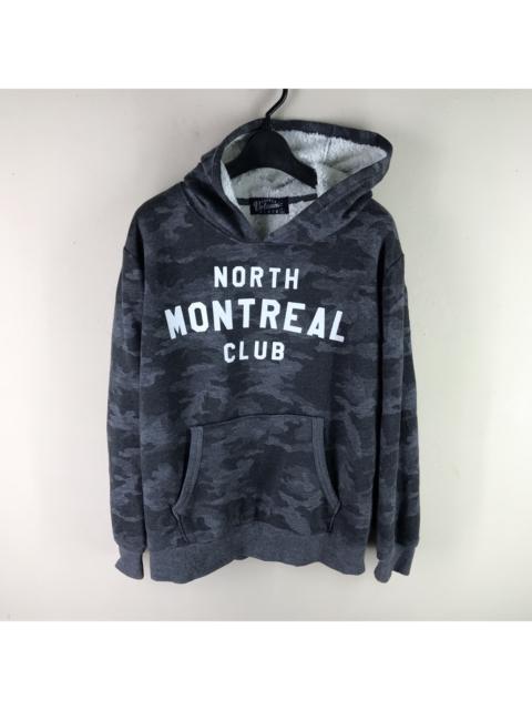 Other Designers Japanese Brand - Japanese Brand Supply Volcanic Cloth North Montreal Club Spell Out Big Logo Winter Camouflage Sweater Hoodie