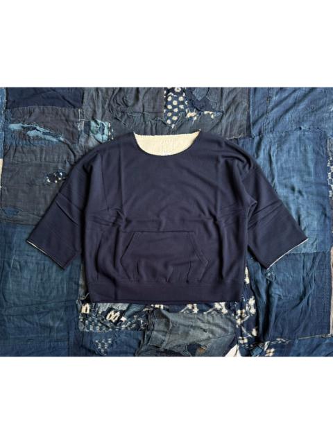 visvim VISVIM 25AW BURROW DUAL SWEAT (SUPERFINE) Pullover Sweatshirt with Three-Quarter Sleeves