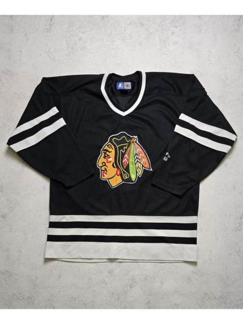 Other Designers Rare VTG Starter Chicago Blackhawks Ice Hockey NHL Jersey