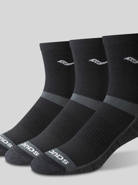 Saucony Inferno Cushion Mid 3-Pack Sock
