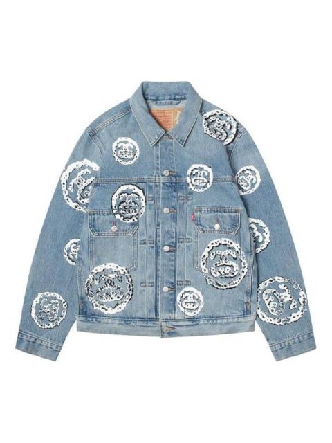 Stussy x Denim Tears Type 2 Jacket 'Light Indigo' 80208168