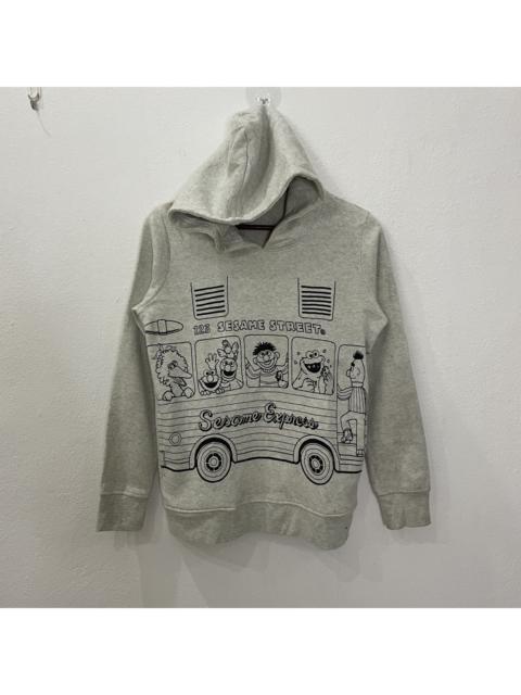 Other Designers Anima - Vintage Sesame Street Hoodies Sweatshirt