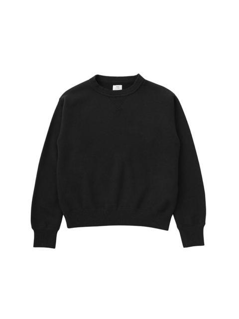 visvim CARREE SWEAT L/S (FINE WOOL) W BLACK