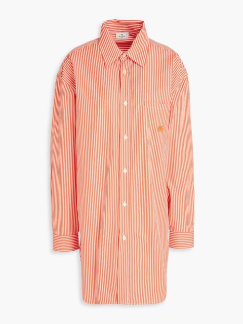 Etro Striped cotton-poplin shirt