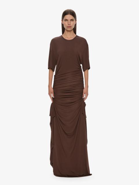 CHRISTOPHER ESBER Shibari Jersey Ruche Tee Dress