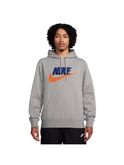 Nike Men's Club Chenille Futura Pullover - Grey