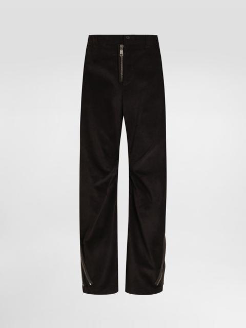 Dolce & Gabbana Corduroy cargo trousers