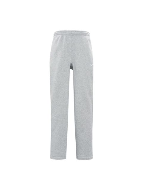 Nike Nike AS Nike Club OH Pant-Swoosh-NF Breathable knitting Plus Fleece Trousers Grey Gray 916274-063