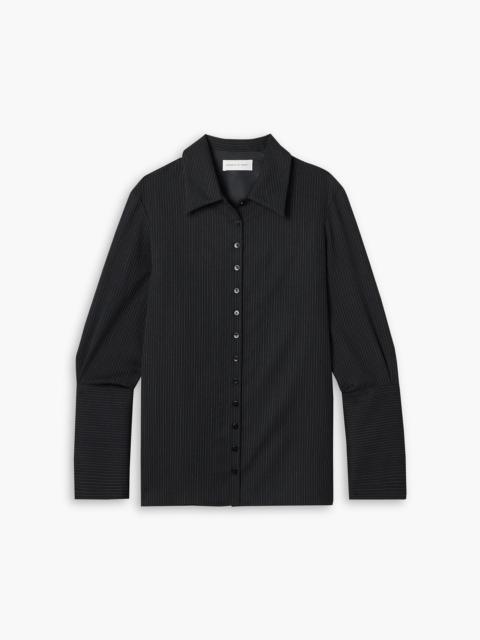 Other Designers Livia pinstriped wool shirt