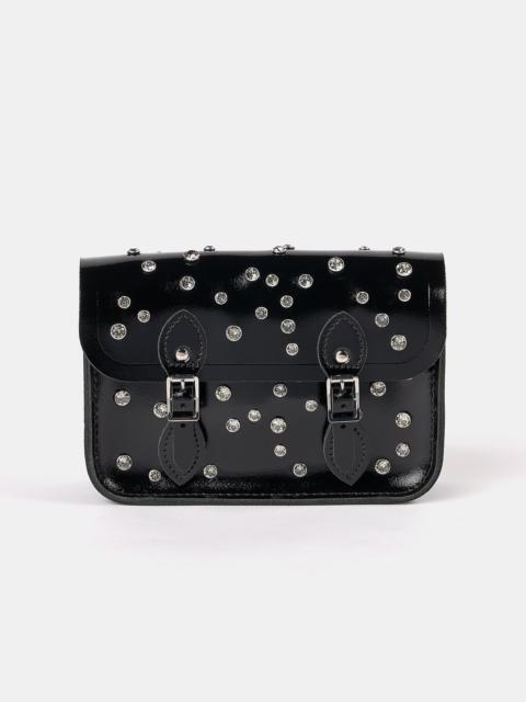 Cambridge Satchel The Little One - High Shine Black with Swarovski® Crystals