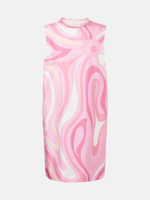 PUCCI Marmo silk minidress
