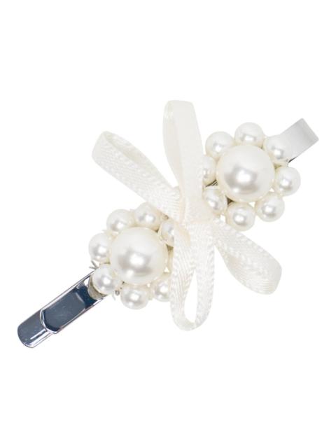 Simone Rocha Petite Bow Detail Mini Flower Hair Pin