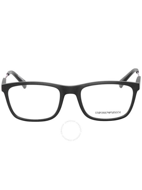 EMPORIO ARMANI Emporio Armani Clear Demo Rectangular Men's Eyeglasses EA3165 5870 53