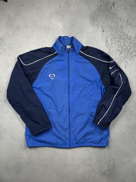 Nike Vintage Nike Blue Navy Track Jacket Full Zip Mesh Lining 90s