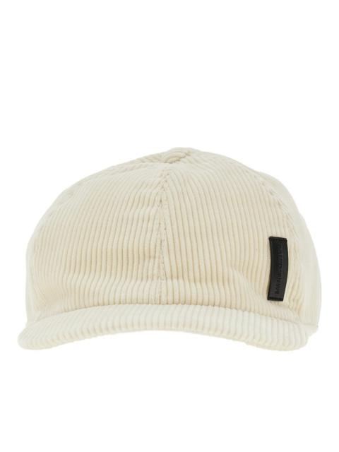 EMPORIO ARMANI CORDUROY BASEBALL CAP