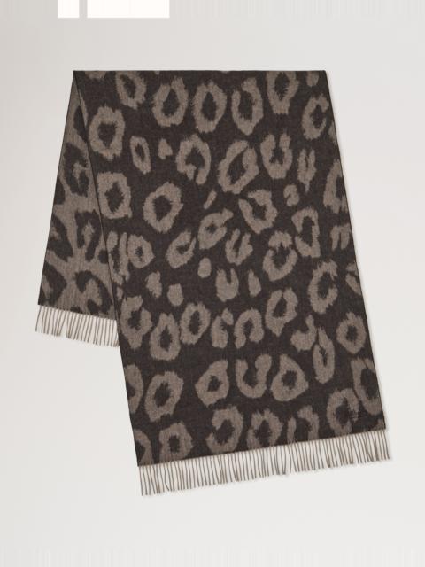 Mulberry Leopard Merino Wool Scarf
Ebony & Maple Merino Wool