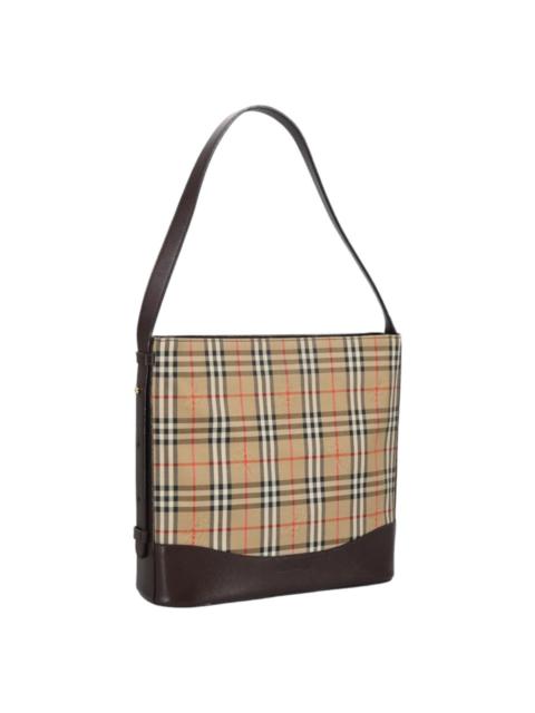 Burberry Burberry Nova Check Shoulder Bag Canvas Beige