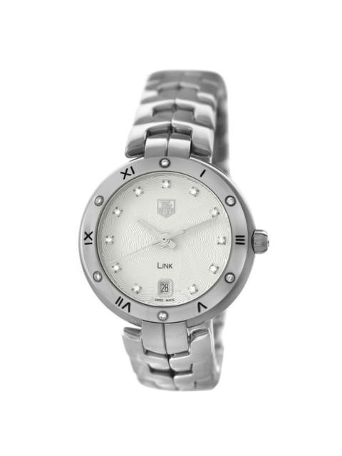 TAG Heuer Pre-owned Tag Heuer Link Quartz Diamond White Dial Ladies Watch WAT1312.BA0956