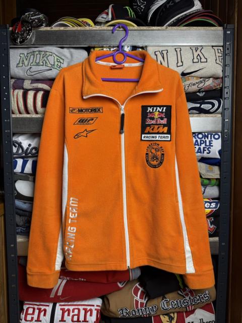 Other Designers Vintage Y2k Ktm Racing Red Bull Fleece Zip Sweatshirt Jacket