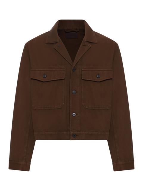 Lemaire TRUCKER JACKET IN DYED BROKEN TWILL