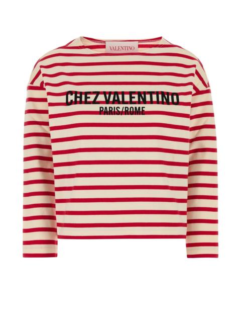 Valentino Valentino Garavani Women Embroidered Cotton T-Shirt