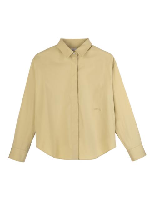 Longchamp Shirt Pistachio - Popelin